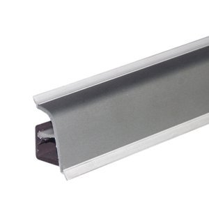 плинтус Rehau 5000 118 Алюминий magic 157L (заглушки 98170 серый) SALE