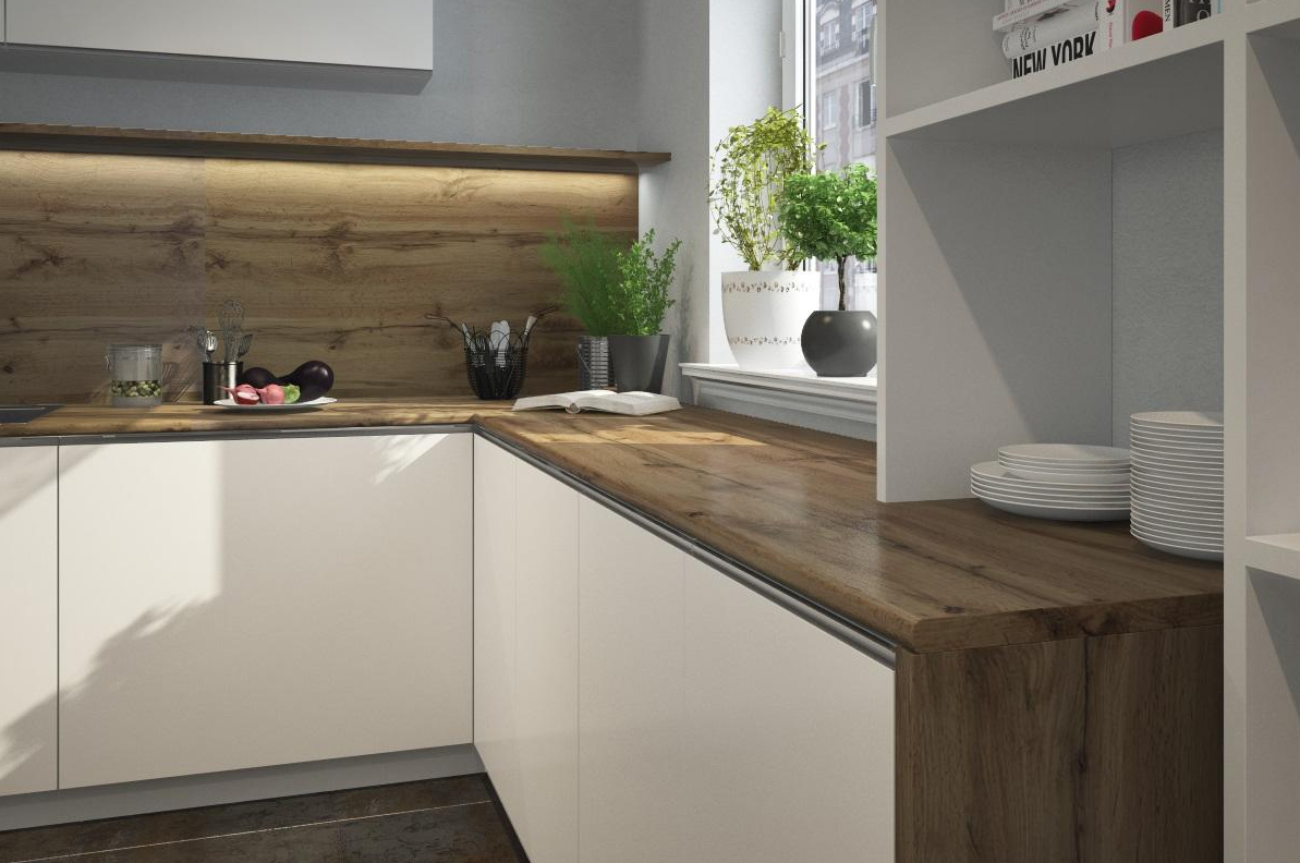 Столешница R3 КЕДР МК 4000*600*38мм 2 группа - Дуб Вотан 7052/FL АКЦИЯ