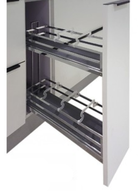 BRD Бутылочница FLORA KR05/1/3/200/L/GRPH с доводчиком