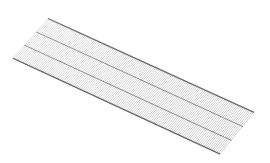 Аристо Полка проволочная, серия 540, L=1823 МЕТАЛЛИК GSA0289