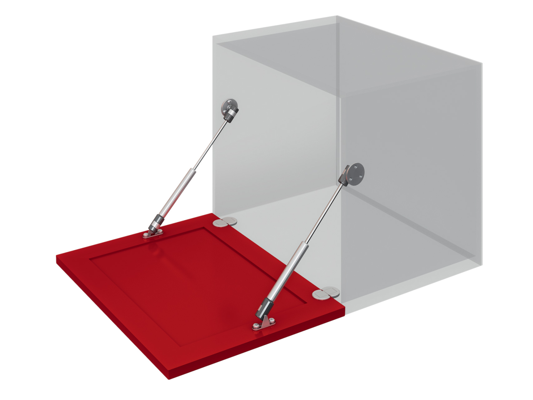 BRD GL 103 GR/100/3 газовые лифты на открытие вниз