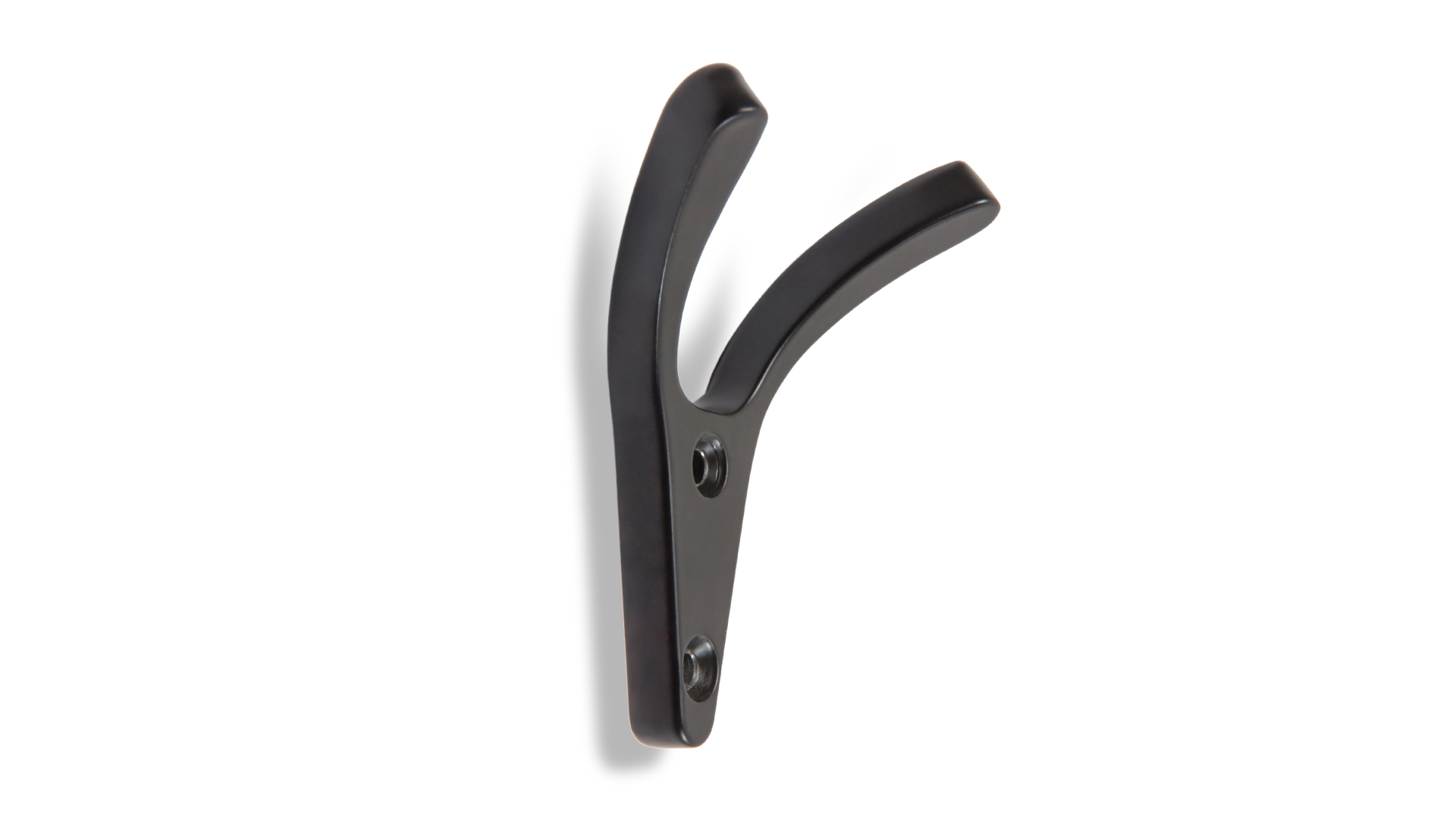 BRD K212BL.2 Крючок SENATOR 2-х рожковый черный матовый (заказ)