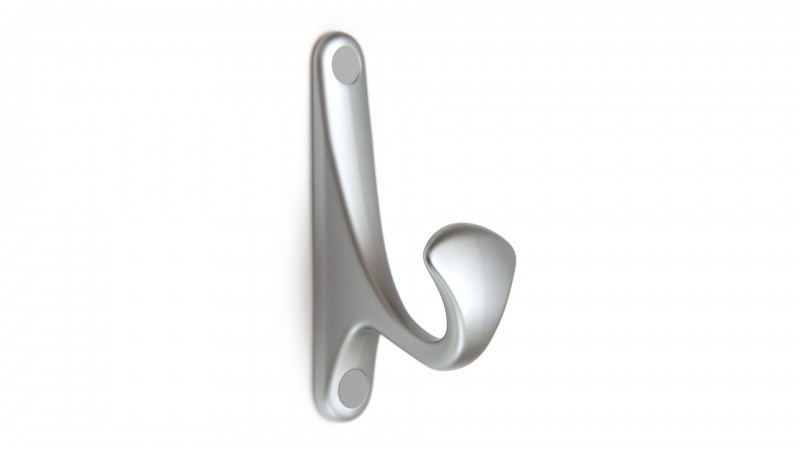 BRD K102SC.2 Крючок LUIS однорожковый матовый хром (заказ)