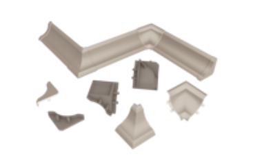 KORNER комплект загл+углы LB-15-6052 "травертин светлый" 20-15-4-6052 (заказ)