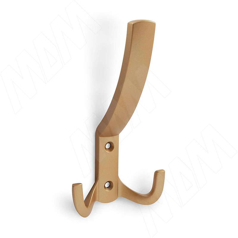 МДМ HK.17.GA Крючок 3-х рожковый золото матовое