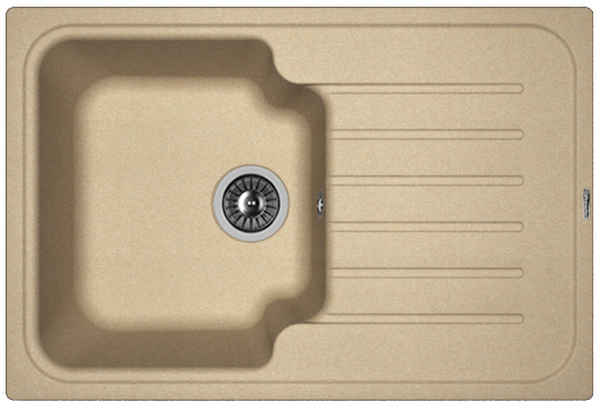 мойка Florentina Таис 760*510*217 песочный (стоп-лист)