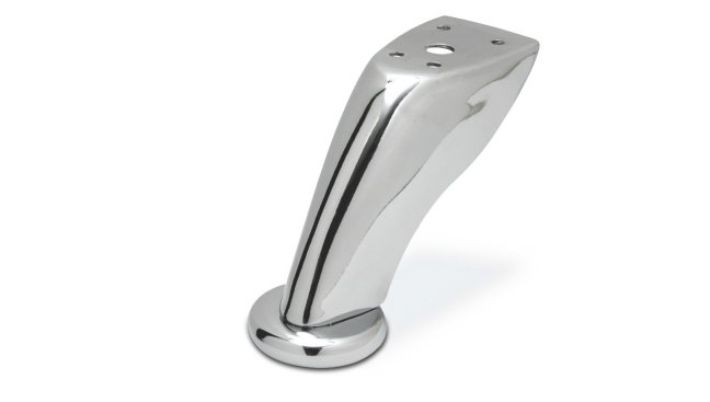 Опоры нерегулируемые для дивана h 100 хром 0217