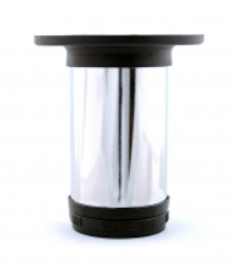 Опоры регулируемые с пластиковым креплением h 80 d 50 хром