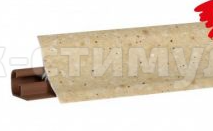KORNER плинтус для столешниц 20*20*3000мм, LB-231-6105 "Семолина карамельная" (фур-ра 6014)