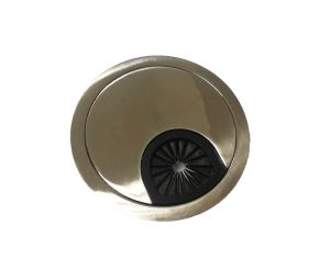 заглушка для кабеля D60 металл, матовый никель