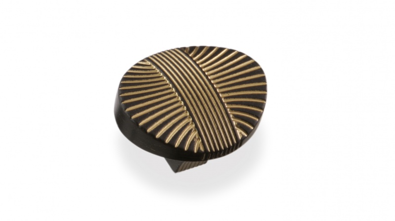 ВЛ FB-023 ручка-грибок серебро прованс/9003 белый матовый SALE