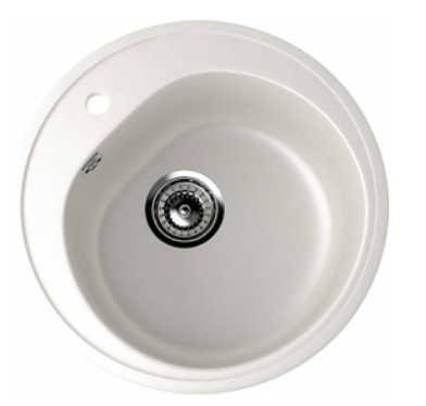 Мойка ULGRAN U-101-341 круглая  молочный