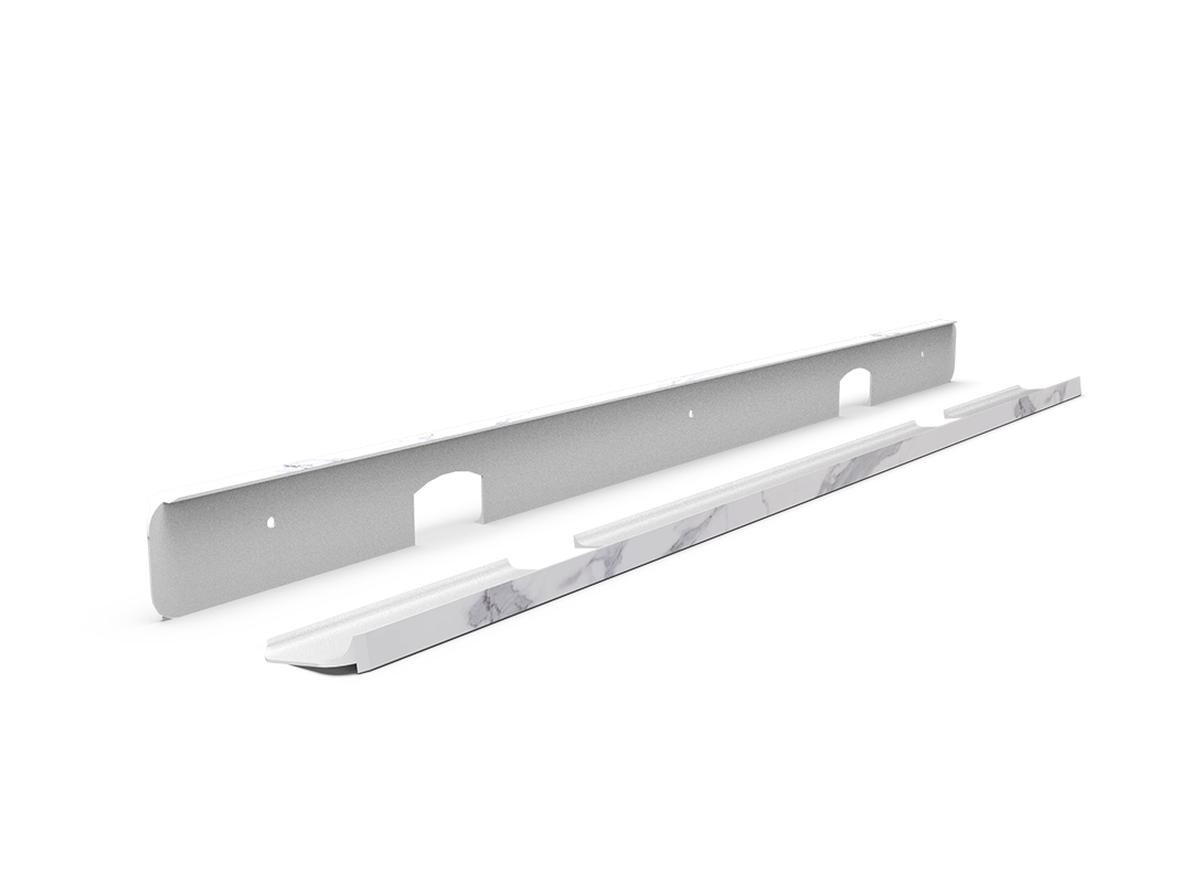 соединительная угловая Кедр R9 гранит белый 3072