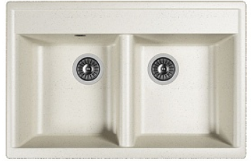Мойка Dr. Gans Астра 780 2 чаши белый (заказ)