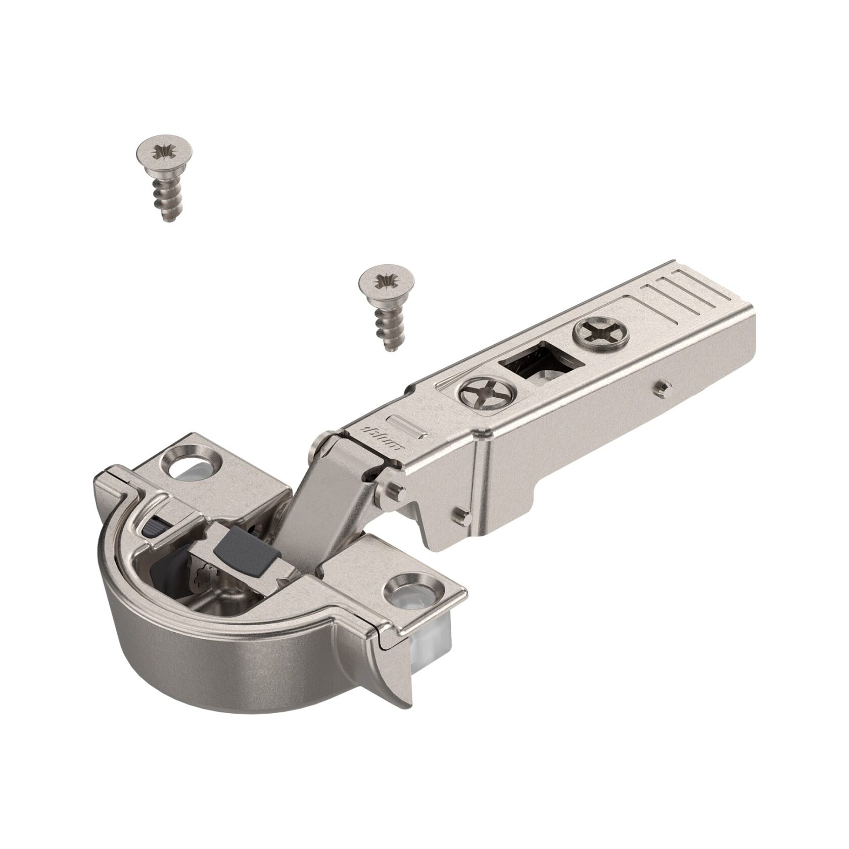 BLUM петля накладная CLIP top BLUMOTION, для алюм.рамок 71B950A (серая) (проф.834,298)