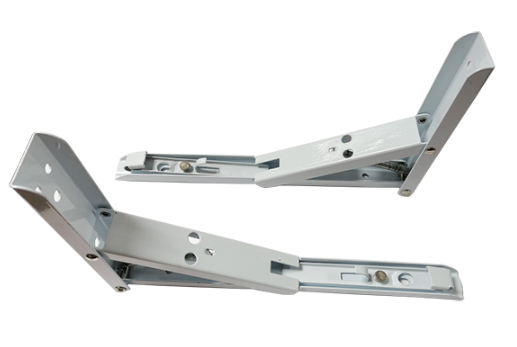 Полкодержатель складной, L=300, белый SUPP01 (2 шт) (стоп-лист)