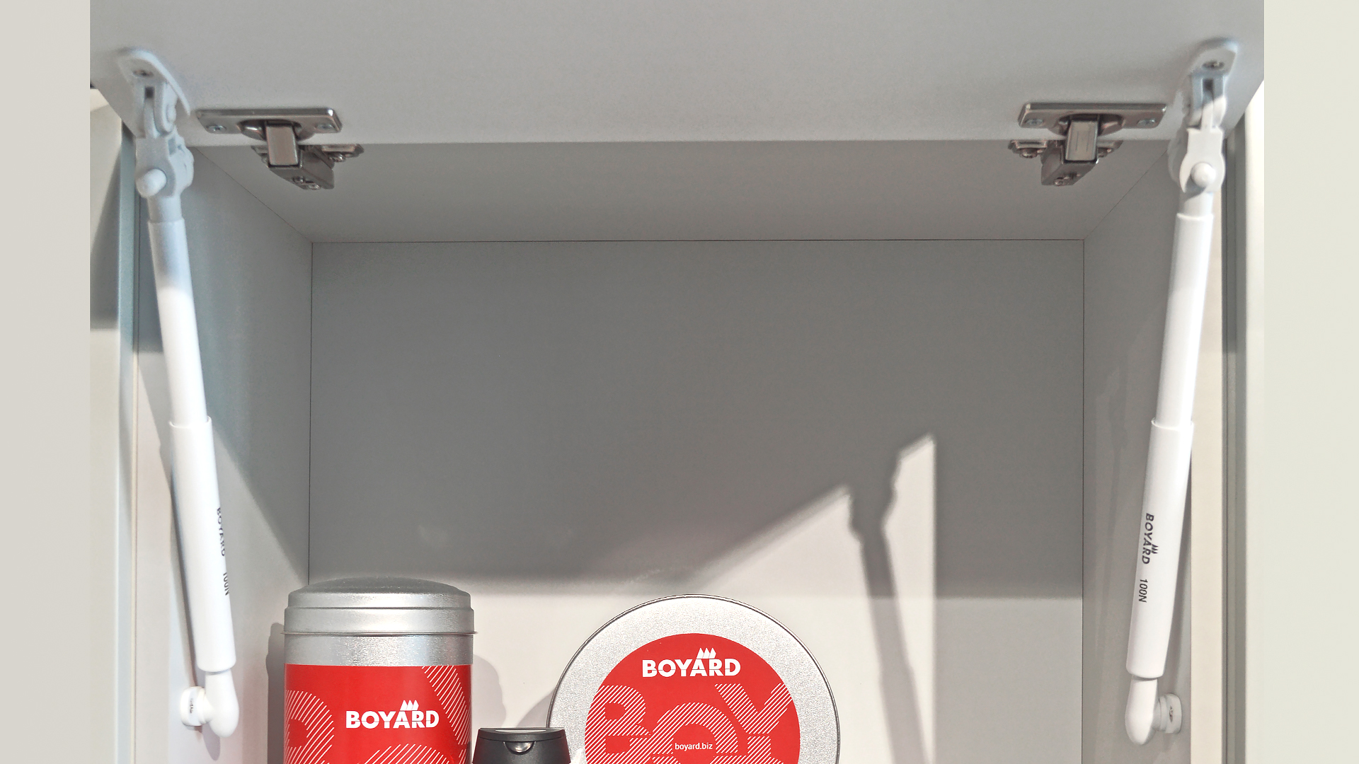 BRD GL106W/100/3 газовые лифты на открытие вверх Белые