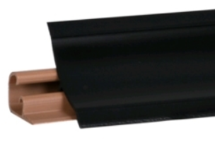 плинтус для столешниц 20*20*3,0 м Черный матовый 901/1905MRK 120-1910 (BL33-056)