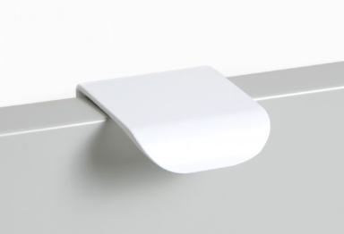 BRD RT110W.1 ручка торцевая 16 мм MONTE белый (заказ)