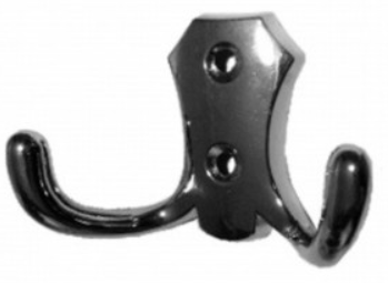 SETE Крючок RENAL 2-х рожковый черный никель SALE