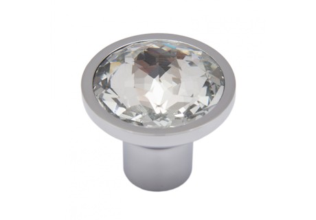 BRD RC421CP/CrT.4 ручка кнопка DIMOND хром полированный/кристалл (снято)