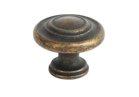 BRD RC037MBAB.4 ручка кнопка  MATEO матовая брошированная старинная бронза (заказ)