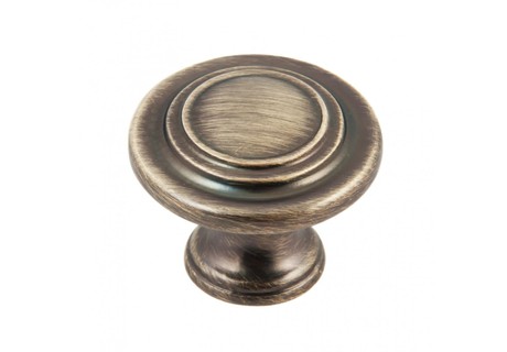 BRD RC037MBAB.4 ручка кнопка  MATEO матовая брошированная старинная бронза (заказ)