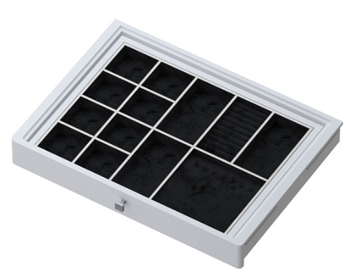 Аристо Полка для аксессуаров с дов., серия 460, L=607, Дер. бел