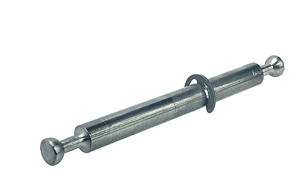 HAFELE Двойной болт для эксцетриковой стяжки Minifix, размер 8/2х34 мм (262.28.106) (стоп-лист)