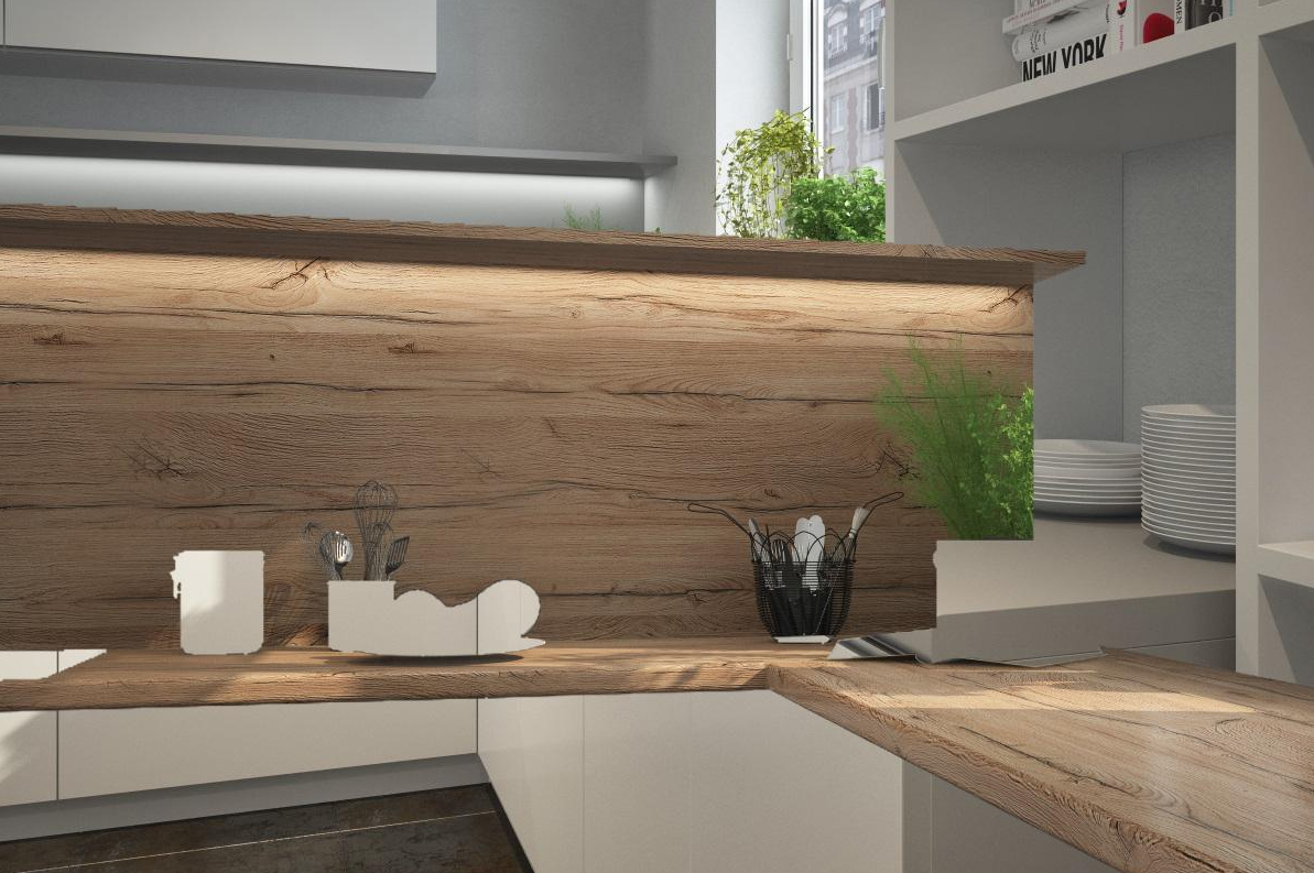 Стеновая панель КЕДР МК 3000*600*4мм 1 группа - Дуб Кера 2075/FL