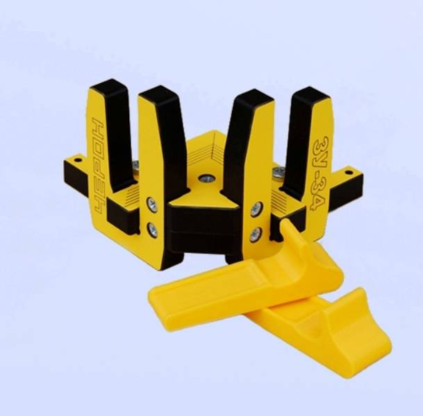 ЗУ-34 Зажимное устройство для ящиков (1угол+2зажима) (стоп-лист)