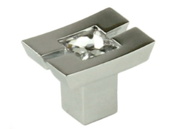 BRD RC405CP/CrT.4 ручка кнопка хром полированный/ристалл (заказная)