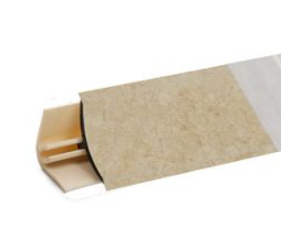 KORNER мини-бортик для столешниц 15*15*3000мм, LB-15 Stromboli Grey 20-15-0-6191(углы 6014)