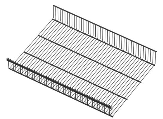 Аристо Полка-корзина серия 460, L=607 ЧЕРНЫЙ GSA 0335