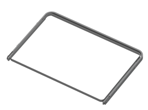 Аристо Рамка для корзин выдвижная, серия 460, L=550, МЕТАЛЛИК, GSA 0299 (снято)