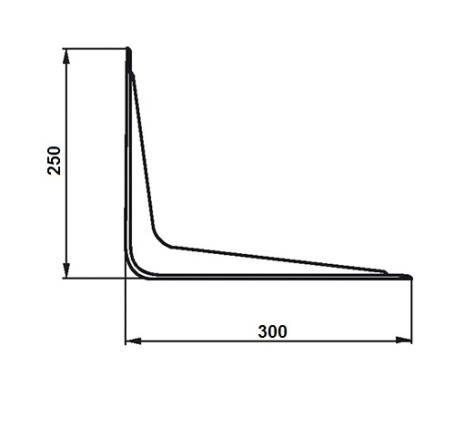 консоль серебро 300х250