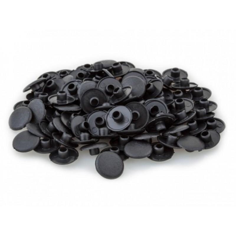 заглушки пластиковые  черный ( кратно 50 шт.)