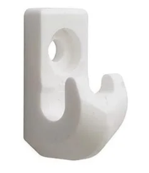 клипса для сетчатых полок белый