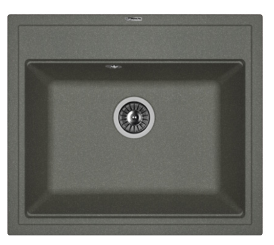 Мойка FLORENTINA Липси 600*510*217 черный (заказ)