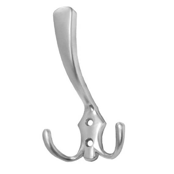 BRD K302SC.6 Крючок 3-х рожковый матовый хром