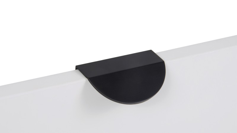 BRD RT012BL.1/32 ручка торцевая 32 мм VIVA черный матовый (заказ)