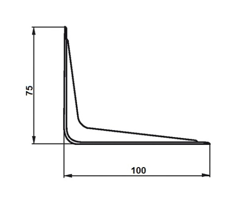 консоль серебро 100х75