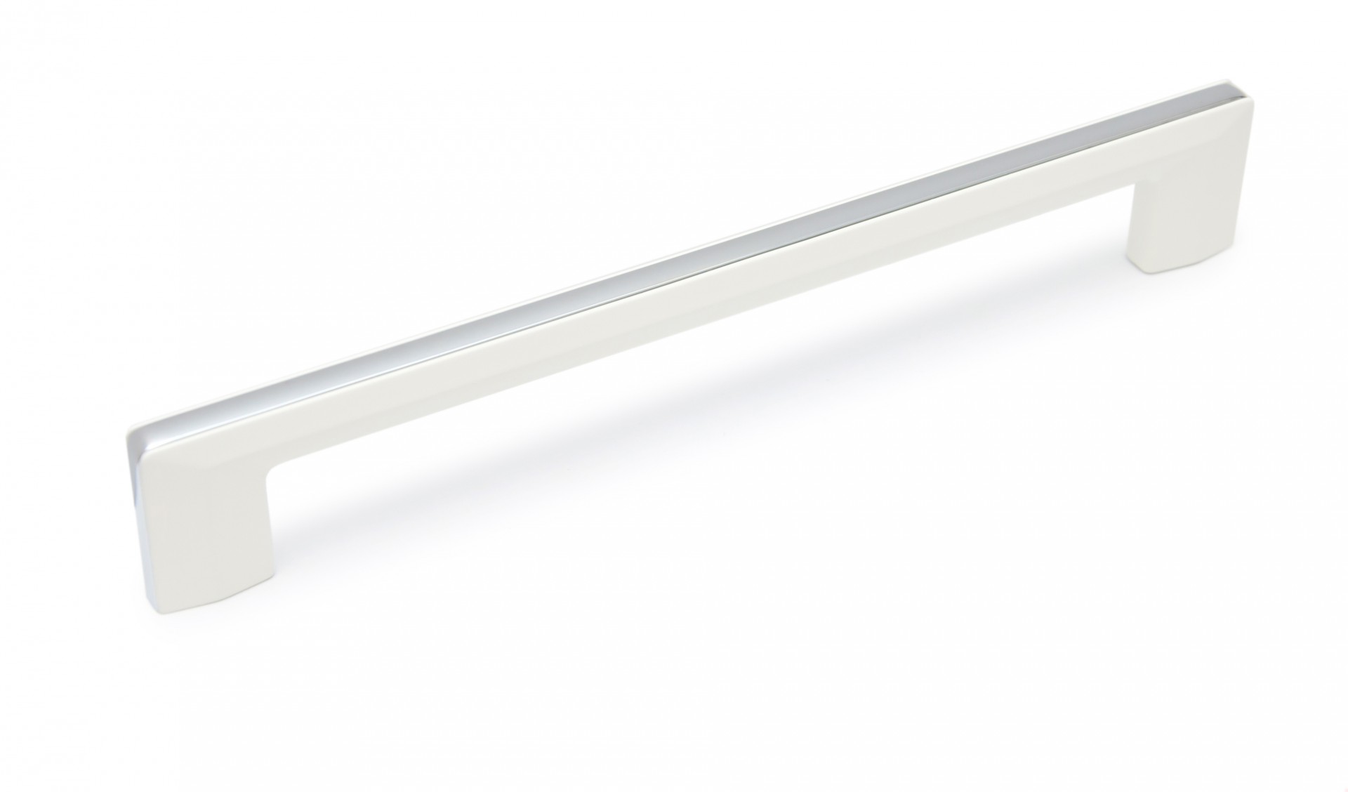 BRD RS285W/CP.4 ручка-скоба 192мм ARCADA хром полированный/белый (заказ)