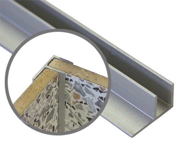 угловая F-образная  6 матовый хром SALE