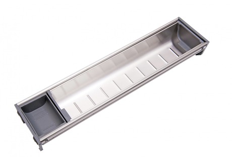 BRD Поддон для столовых приборов нерж. сталь PC05/GR/103x422 (заказ)