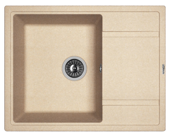 Мойка FLORENTINA Липси 650*510*217 серый шелк (заказ)