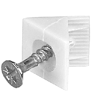 Фиксатор (держатель) задней стенки, белый (сняли с производства)