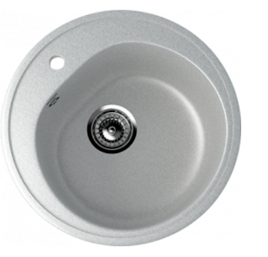Мойка ULGRAN U-101-310 круглая  серый