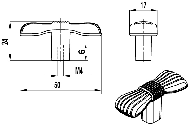 ВЛ FB-061 ручка-кнопка старая бронза SALE