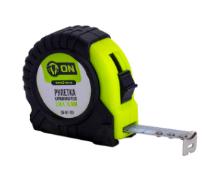 Рулетка карманная PLUS 5м*19мм ON, 05-01-102